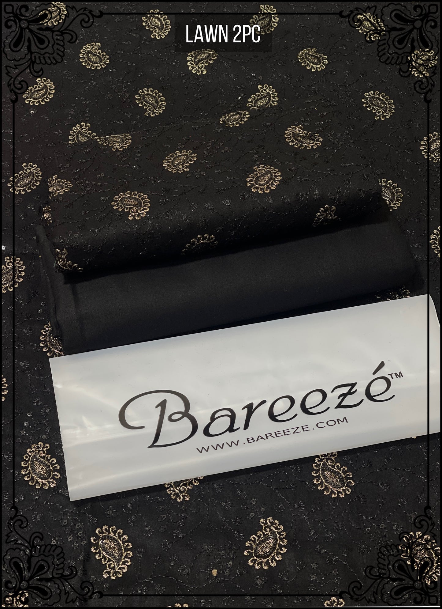 Bareeze Lawn 2pc Full Embroidery D#087