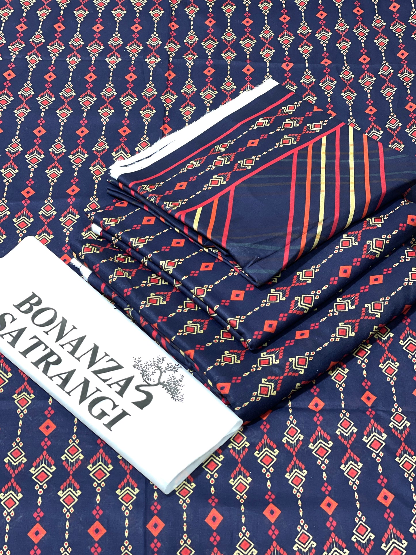 Bonanza Lawn 3pc Allover Printed D#003