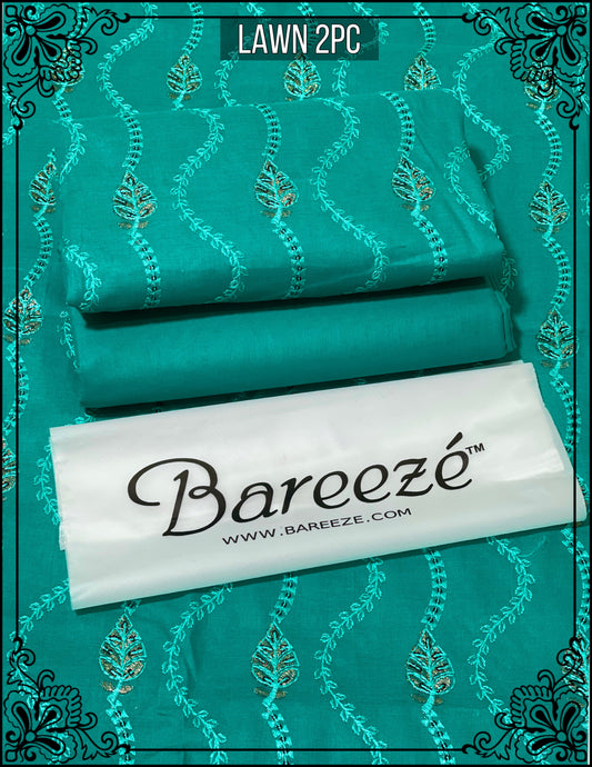 Bareeze Lawn 2pc Full Embroidery D#094