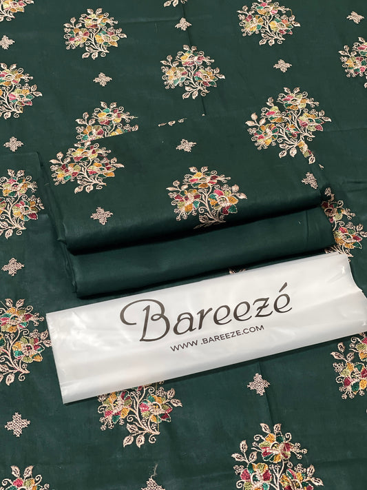 Bareeze Lawn 2pc Full Embroidery D#0158