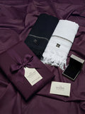 Junaid Jamshed Men Unstitch Boski Suit with Winter Wool Shawl D-006