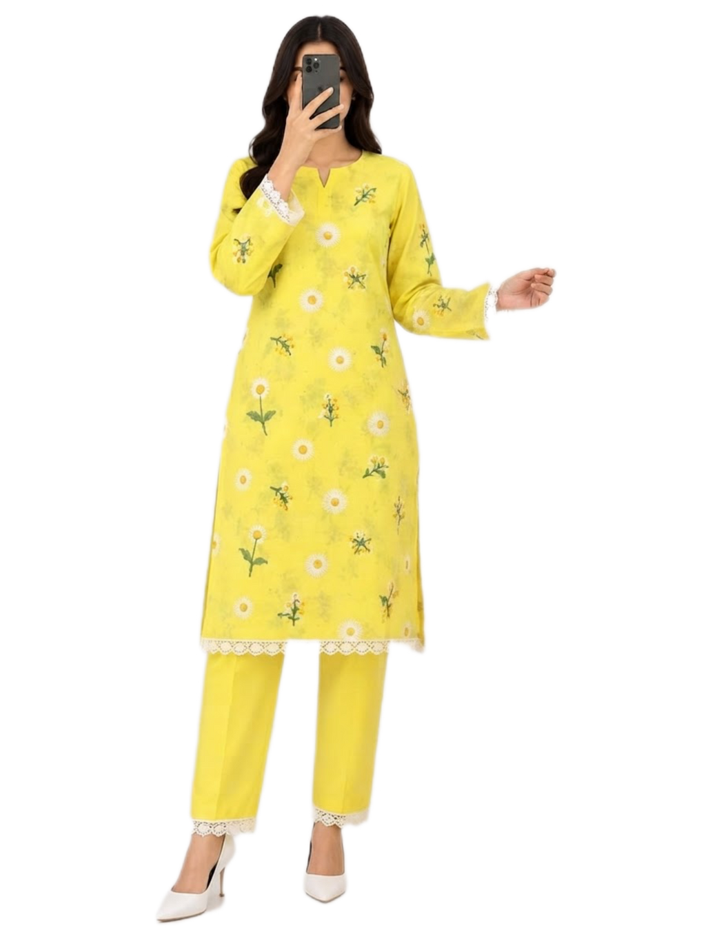 Bareeze 2-Piece Embroidered Dhanak Winter Suit D#107
