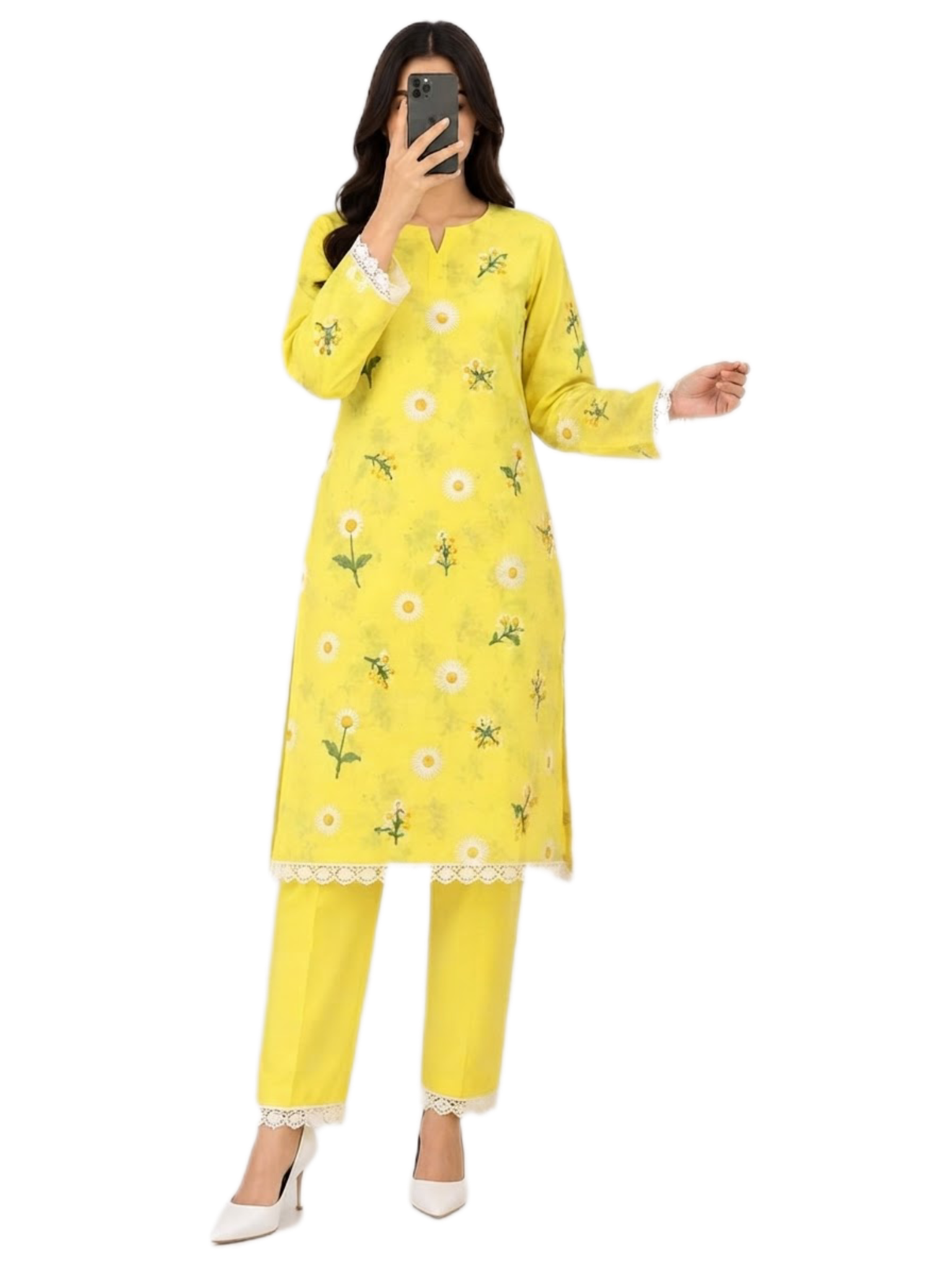Bareeze 2-Piece Embroidered Dhanak Winter Suit D#107