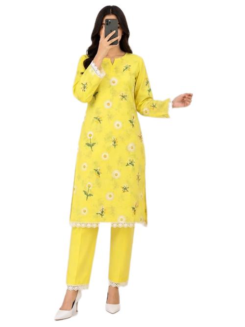 Bareeze 2-Piece Embroidered Dhanak Winter Suit D#107