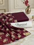 Bareeze 2-Piece Embroidered Dhanak Winter Suit D#120