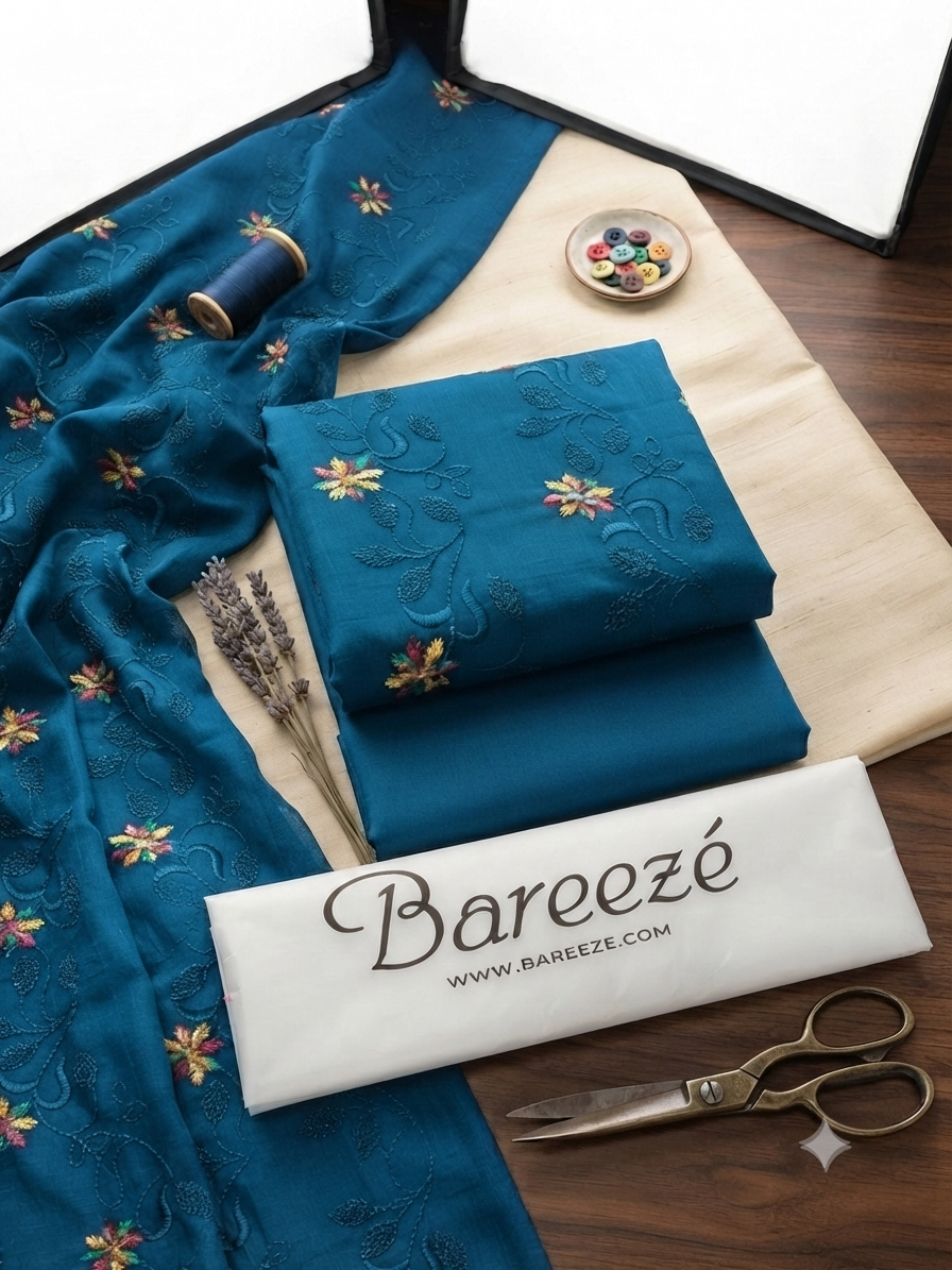Bareeze 2-Piece Full Embroidered Lawn Suit D#052