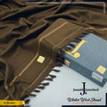 J. Junaid Jamshed Warm Woolen Shawl for Men BROWN