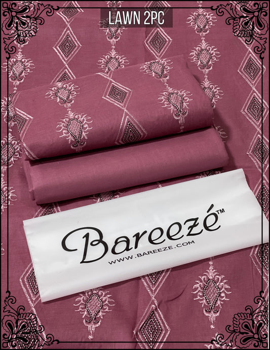 Bareeze Lawn 2pc Full Embroidery D#0103