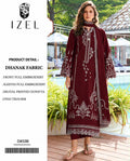 SALE Embroidered Dhanak 3pc Winter Collection Unstitch D031