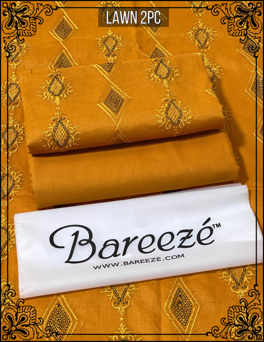 Bareeze Lawn 2pc Full Embroidery D#0104