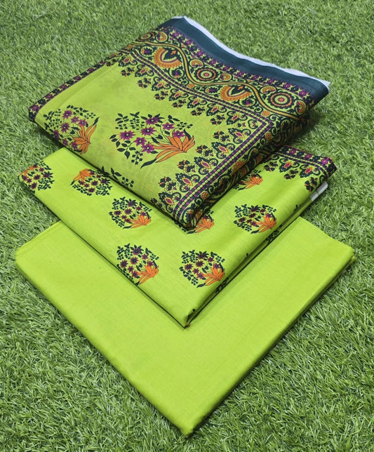 Orient Lawn 3pc Allover Printed D#0245