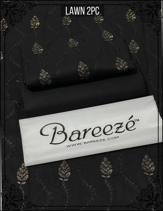 Bareeze Lawn 2pc Full Embroidery D#0102