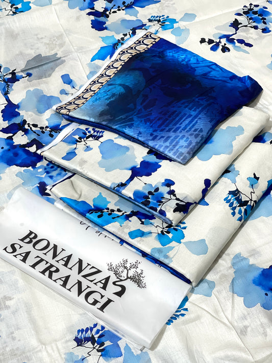 Bonanza Lawn 3pc Allover Printed D#005