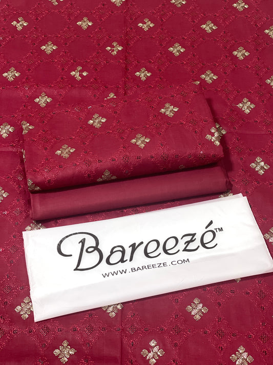 Bareeze Lawn 2pc Full Embroidery D#0148