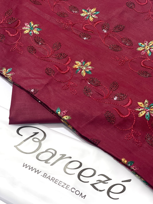 Bareeze Lawn 2pc Full Embroidery D#0111