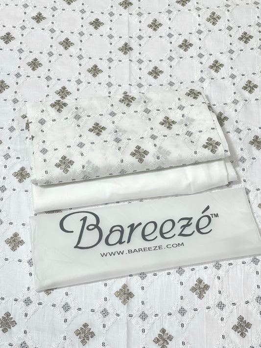 Bareeze Lawn 2pc Full Embroidery D#0149