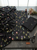 Latest Viral Embroidered Dhanak 3pc Winter Collection Unstitch D001