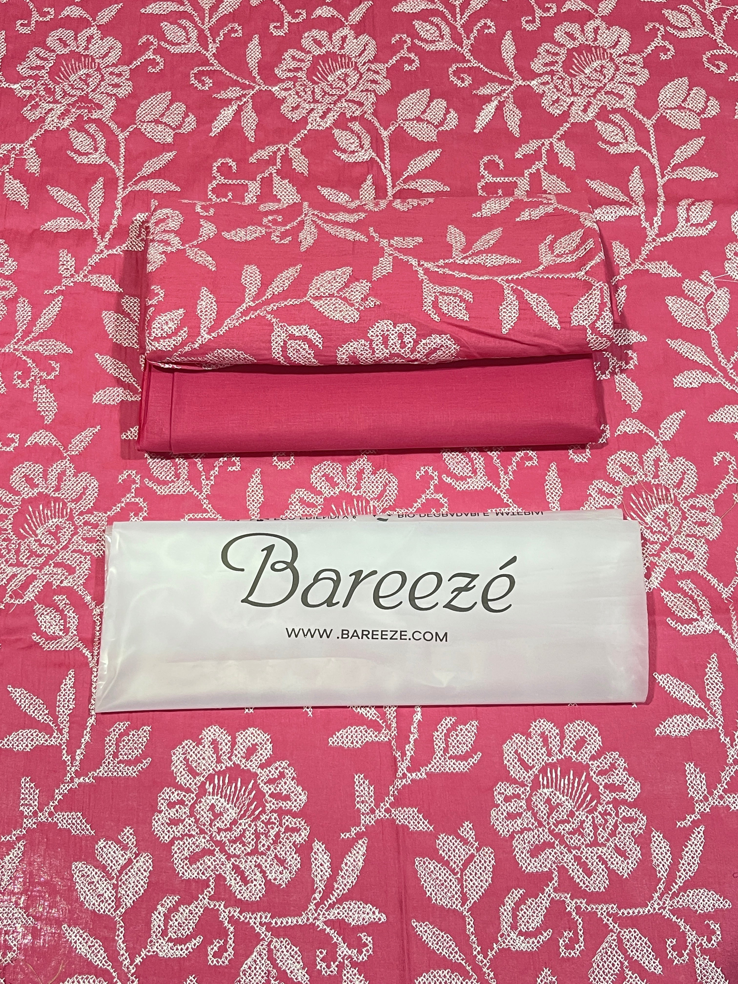 Bareeze 2-Piece Full Embroidered Lawn Suit D#045
