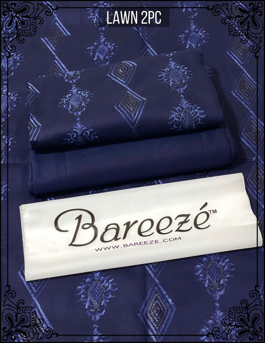 Bareeze Lawn 2pc Full Embroidery D#0105