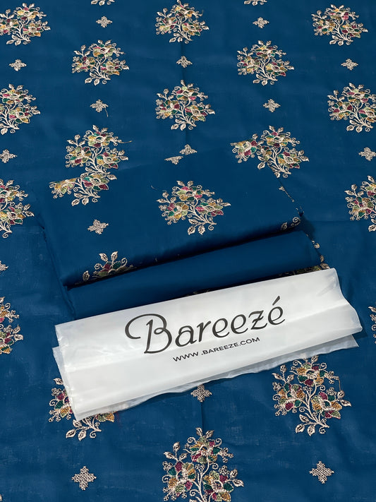 Bareeze Lawn 2pc Full Embroidery D#0157