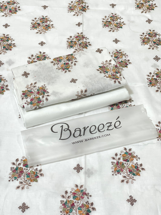 Bareeze Lawn 2pc Full Embroidery D#0159