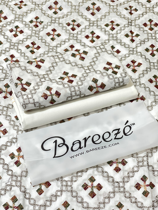 Bareeze Lawn 2pc Full Embroidery D#0139