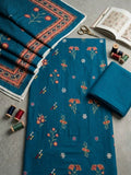 Latest Viral Embroidered Dhanak 3pc Winter Collection Unstitch D0013