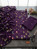 Latest Viral Embroidered Dhanak 3pc Winter Collection Unstitch D003