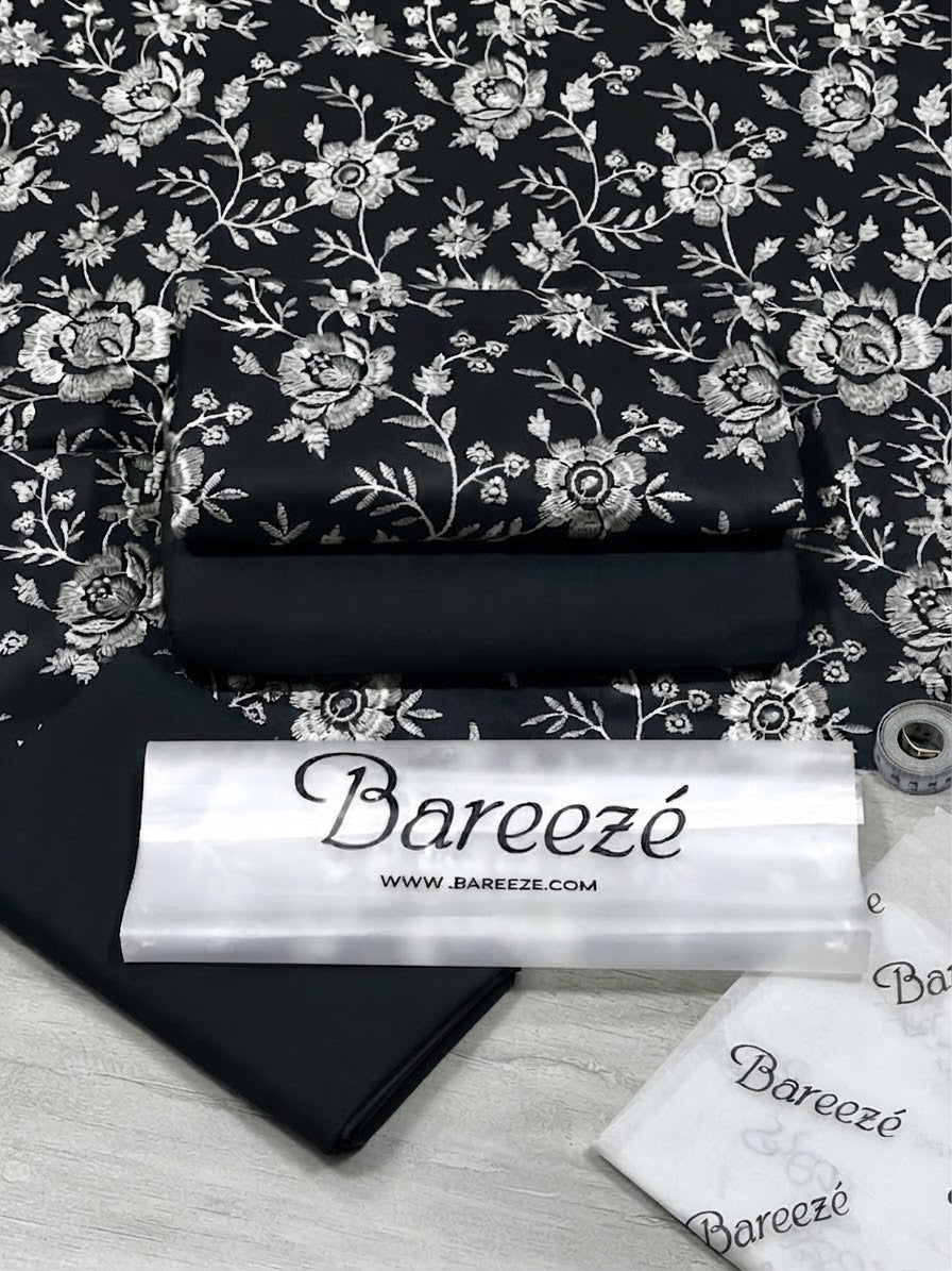 Bareeze 2-Piece Embroidered Dhanak Winter Suit D#116