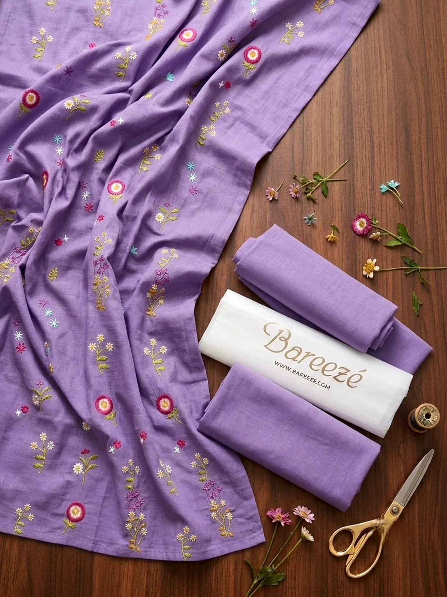 Bareeze 2-Piece Embroidered Lawn Suit D#003