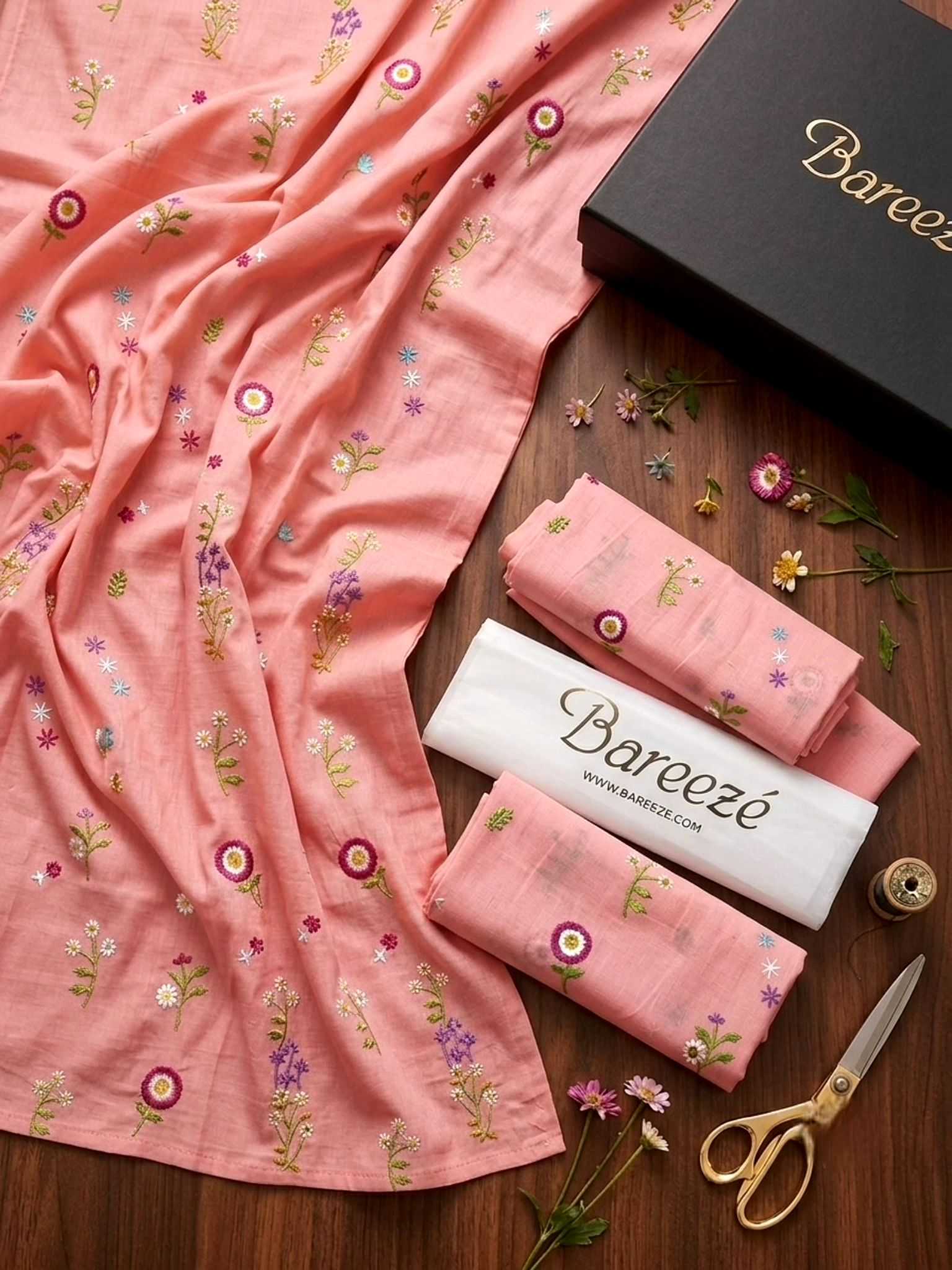 Bareeze 2-Piece Embroidered Lawn Suit D#004