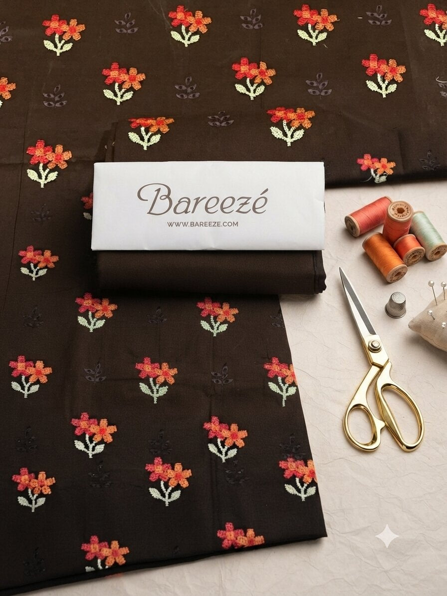 Bareeze 2-Piece Embroidered Lawn Suit D#020