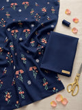 Bareeze 2-Piece Embroidered Dhanak Winter Suit D#105