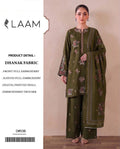 SALE Embroidered Dhanak 3pc Winter Collection Unstitch D030