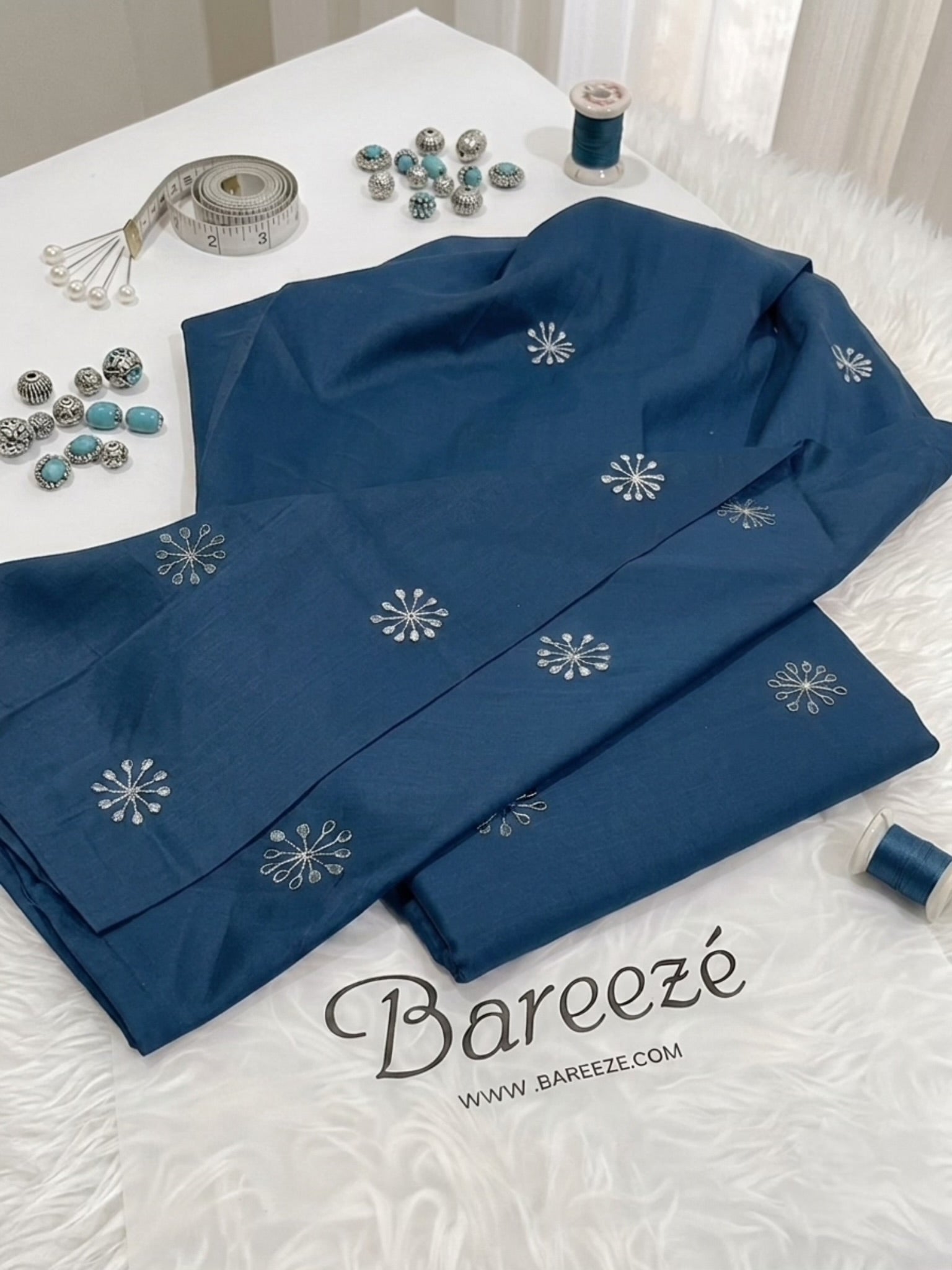 Bareeze 2-Piece Shirt + Trouser Embroidered Lawn Suit D#031