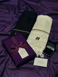Junaid Jamshed Men Unstitch Boski Suit with Winter Wool Shawl D-0021