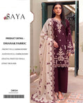 SALE Embroidered Dhanak 3pc Winter Collection Unstitch D017